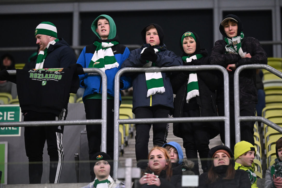 Kibice na meczu Lechia - Śląsk. Zobacz zdjęcia z trybun!
