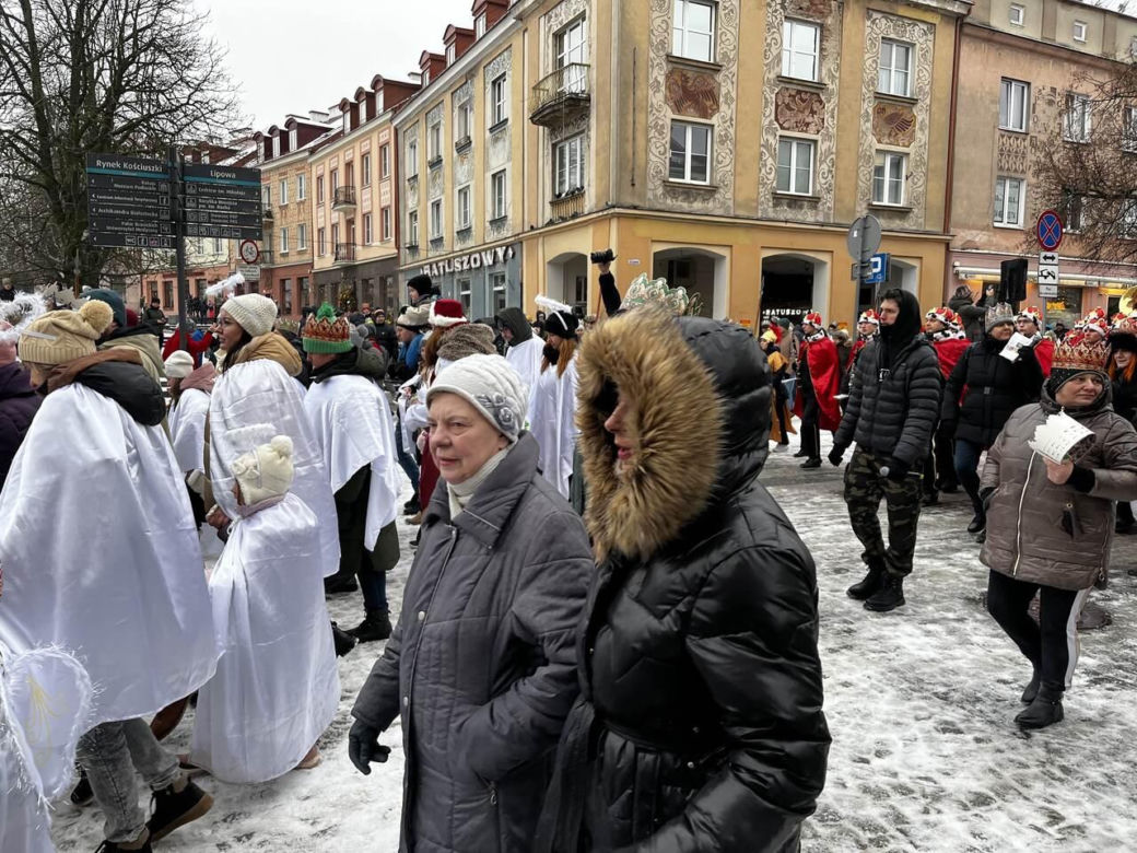 Orszak Trzech Króli 2025 na ulicach Białegostoku