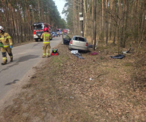 Wypadek w okolicach miejscowości Popielżyn-Zawady (31.03.2026)