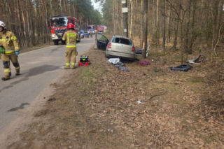 Wypadek w okolicach miejscowości Popielżyn-Zawady (31.03.2026)