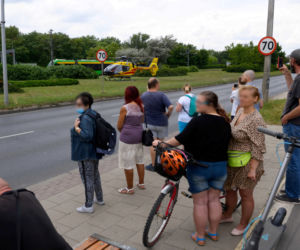Zderzenie dwóch tramwajów przy rondzie Starołęka! Kilka osób ciężko rannych! 05.08.2021