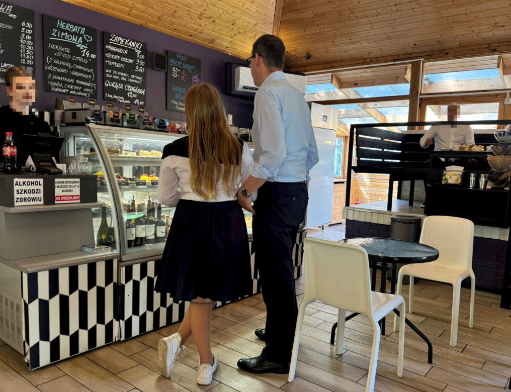 Mateusz Morawiecki zabrał córkę na lody