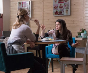 Przyjaciółki 7 sezon odc. 75. Inga (Małgorzata Socha), Dorota (Agnieszka Sienkiewicz)