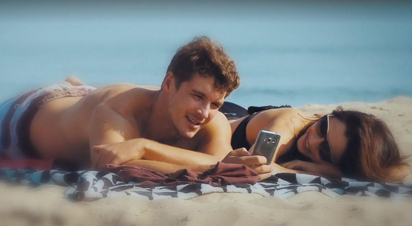 M jak miłość. Marcin (Mikołaj Roznerski), Iza (Adriana Kalska)