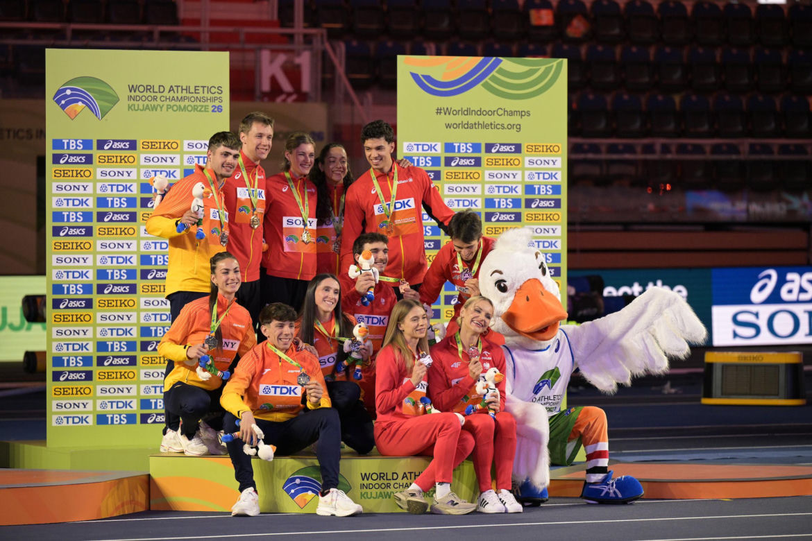 Halowe Mistrzostwa Świata w Lekkoatletyce Kujawy Pomorze 26 w Toruniu: Zdjęcia kibiców i zawodników z soboty, 2. dnia imprezy