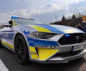 Kultowy Mustang w radomskiej drogówce!