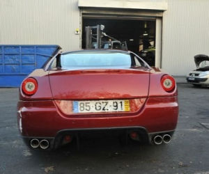 rozbite Ferrari 599 Cristiano Ronaldo
