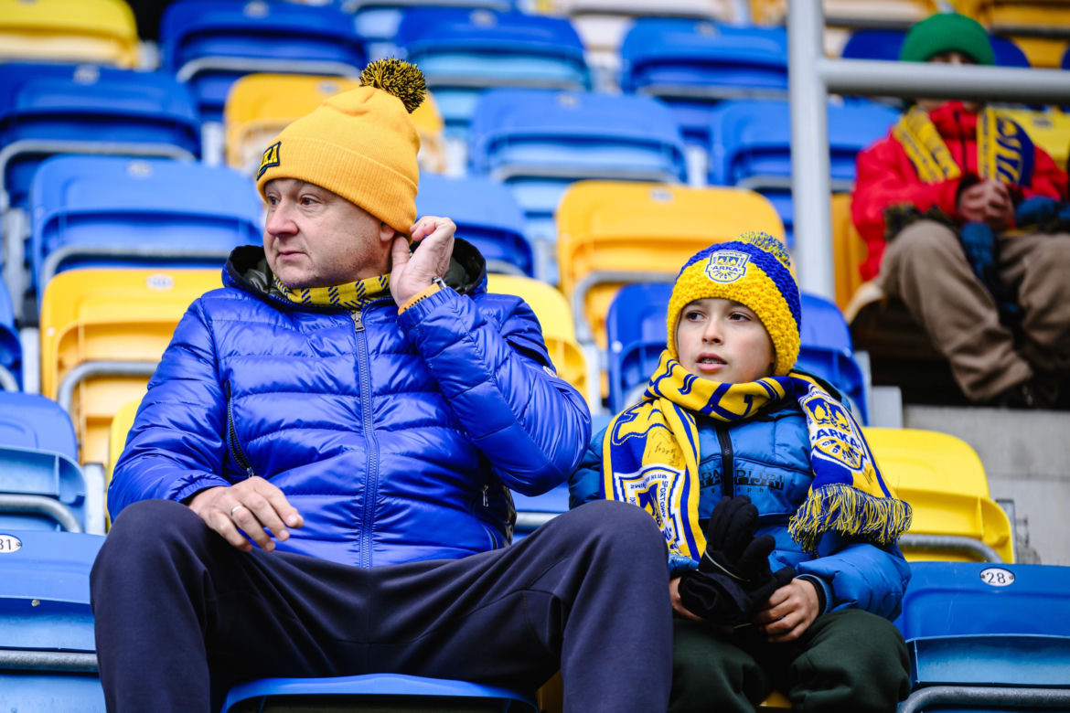 Arka Gdynia - GKS Katowice: Zdjęcia kibiców z meczu 22. kolejki PKO BP Ekstraklasy