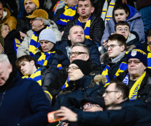 Arka Gdynia - Lechia Gdańsk: Zdjęcia kibiców z derbów Trójmiasta w ramach 23. kolejki PKO BP Ekstraklasy