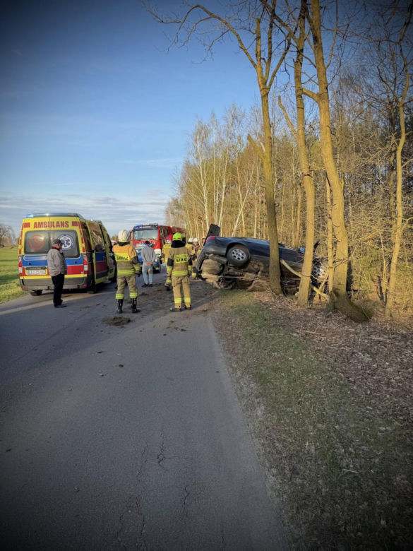 Wypadek w gminie Serokomla