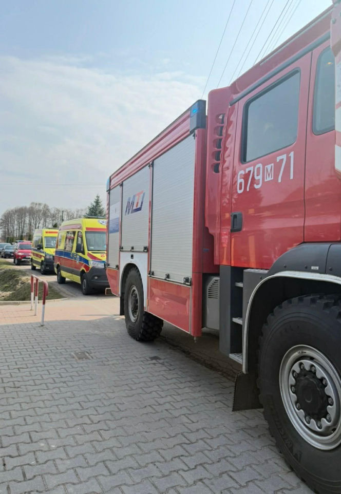 Powiat węgrowski: Ewakuacja w Zespole Oświatowym w Toporze