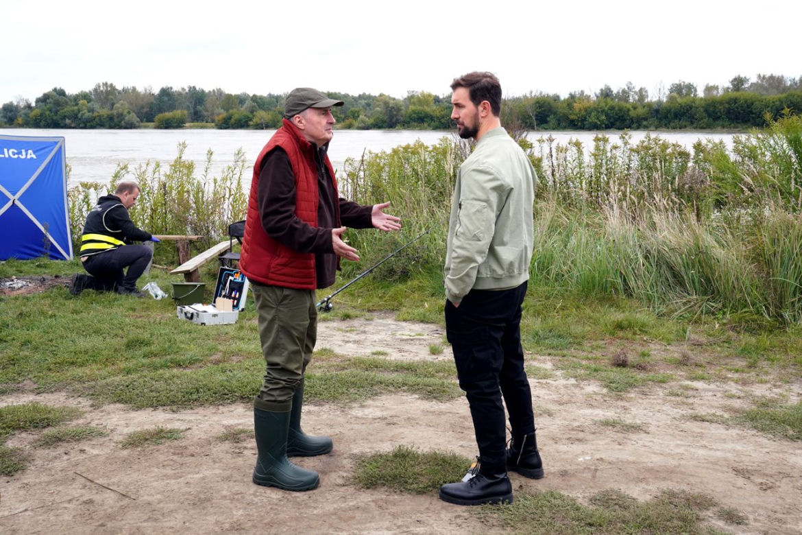 Barwy szczęścia odc. 2597. Jaworski (Jacek Kałucki), Marcin Kodur (Oskar Stoczyński)