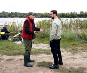 Barwy szczęścia odc. 2597. Jaworski (Jacek Kałucki), Marcin Kodur (Oskar Stoczyński)
