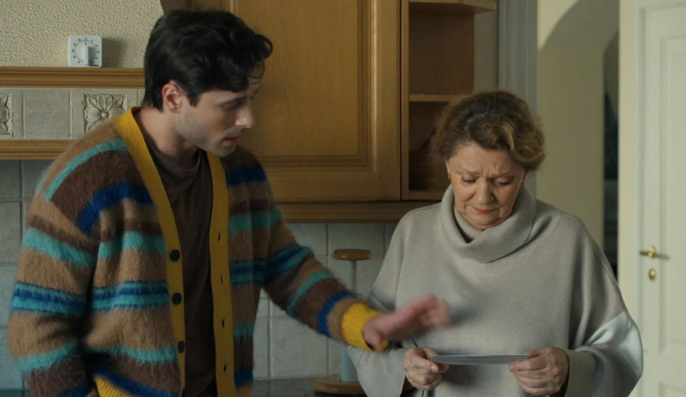 Barwy szczęścia odc. 3204. Józefina Rawiczowa (Elżbieta Jarosik), Cezary (Marcel Opaliński)