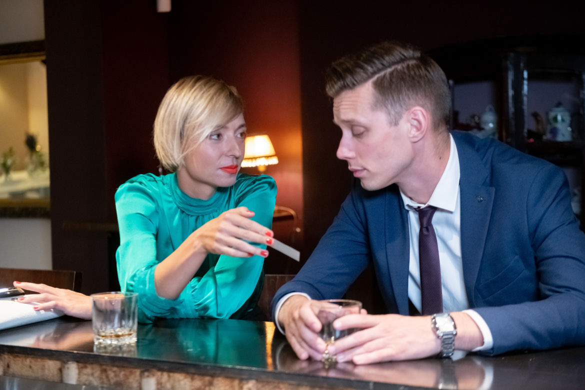 Na Wspólnej, odc. 2988: Emilia (Karolina Porcari), Darek (Michał Mikołajczak)
