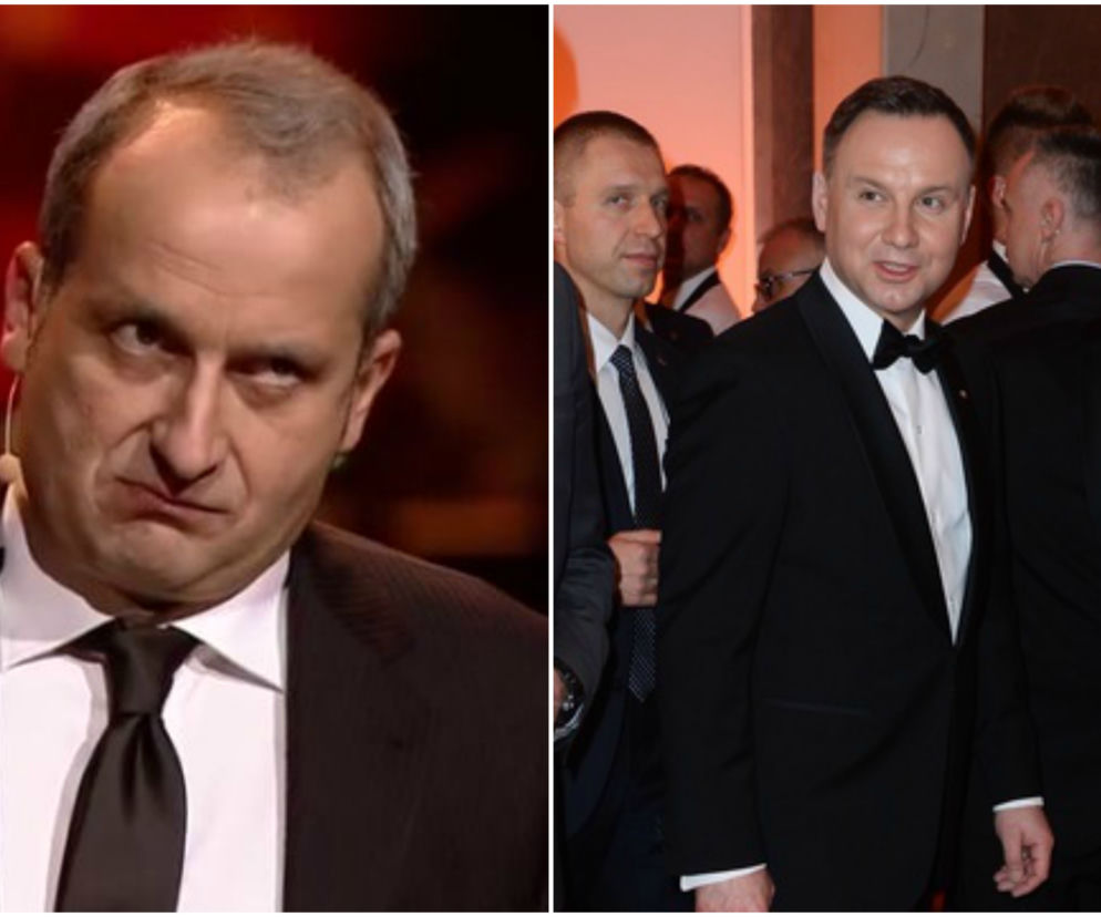 Andrzej Duda na gali Polsatu