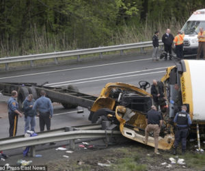 Wypadek autobusu w USA
