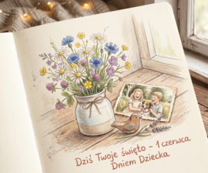 Kartka na Dzień Dziecka dorosłego dziecka