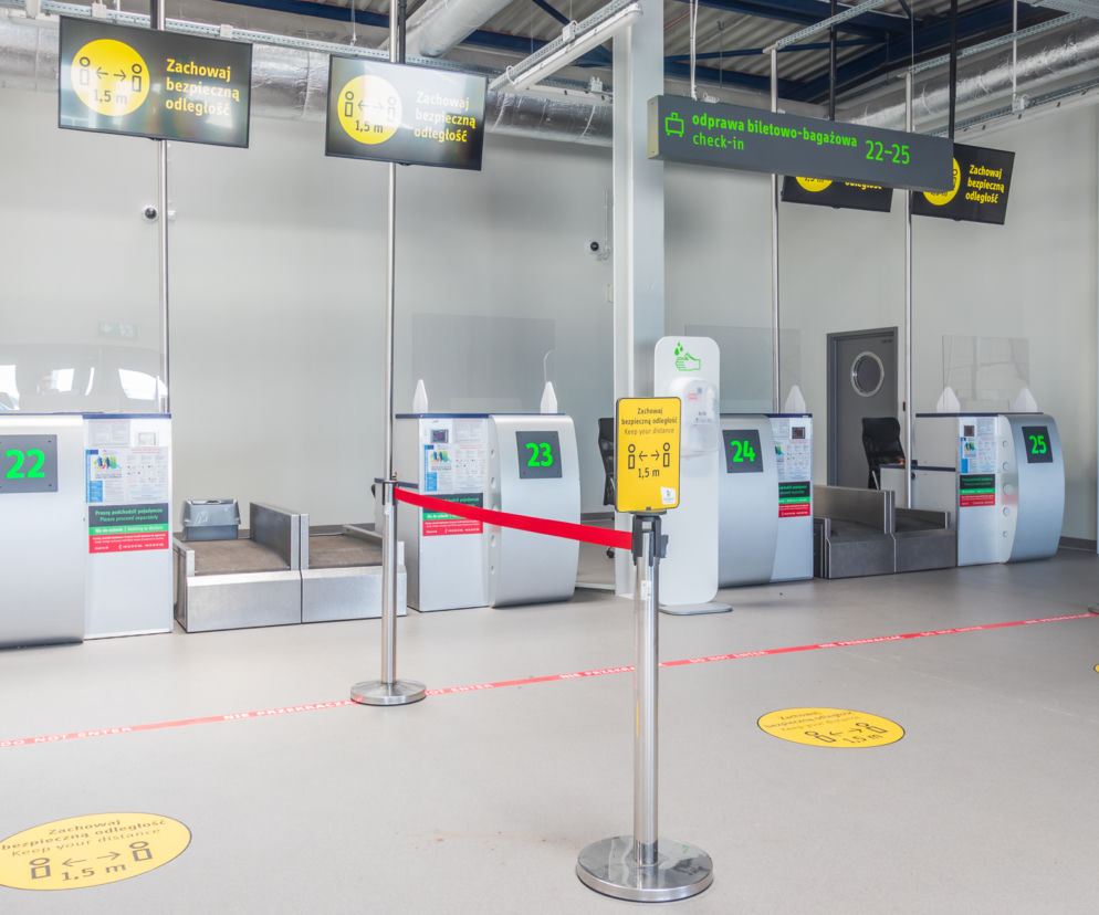 Na lotnisku Katowice Airport uruchomiono dodatkowy terminal pasażerski. Pozwoli to na utrzymanie dyscypliny sanitarnej [ZDJĘCIA]