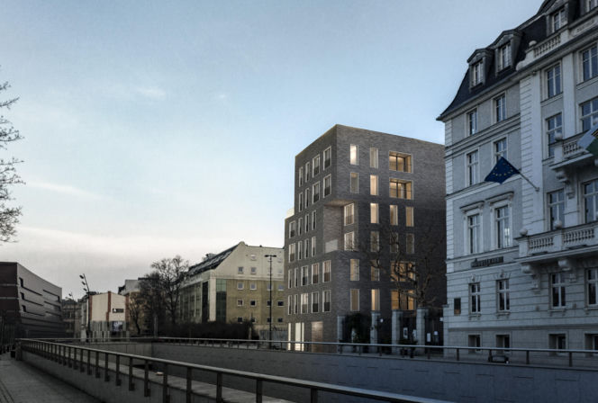 Modrzewskiej 6 we Wrocławiu - pierwotna koncepcja