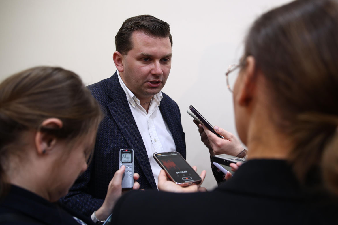 Wieczór wyborczy w sztabie Łukasz Kmity