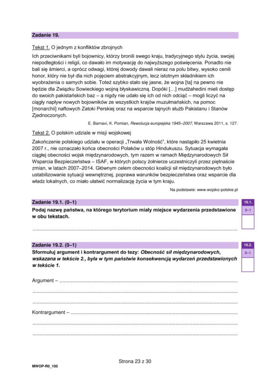 Matura 2025: WOS poziom rozszerzony 13.05.2025. ARKUSZE CKE [Formuła 2023]	