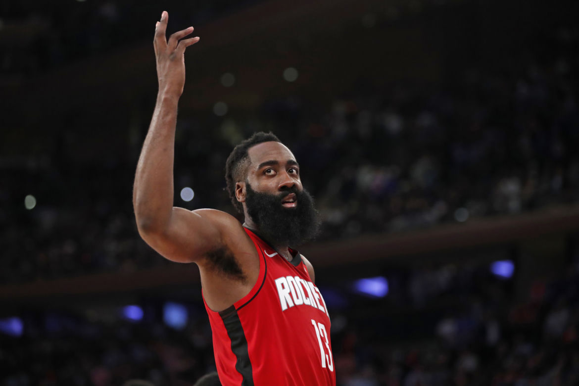  James Harden zostawił napiwek półtora miliona dolarów w barze ze striptizem