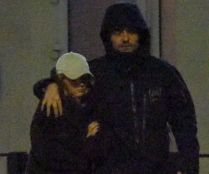 Agnieszka Kaczorowska i Marcin Rogacewicz na kolacji