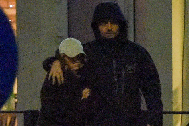 Agnieszka Kaczorowska i Marcin Rogacewicz na kolacji