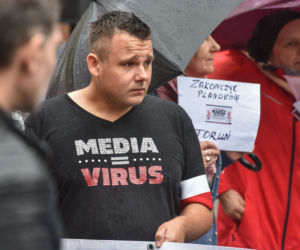 Tak wyglądał protest Zakończyć plandemię w Toruniu