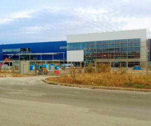 Budowa sklepu IKEA w Szczecinie - sierpień 2020