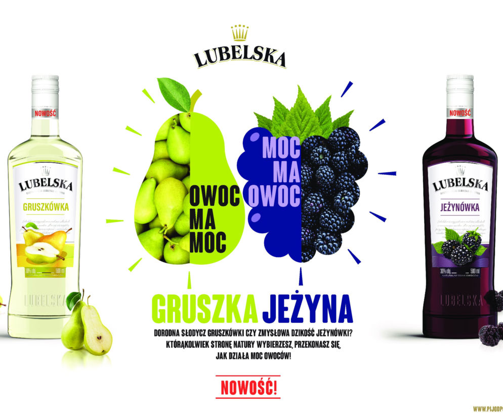 Gruszkówka i Jeżynówka od Lubelskiej - dwa nowe smaki marki Lubelska