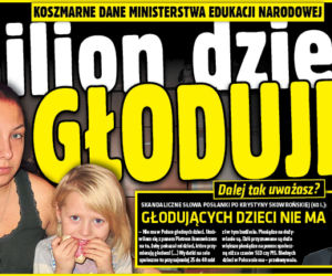 Milion dzieci głoduje