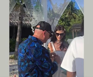 Skiba powiedział TAK na Malediwach! Ślub na plaży i noc poślubna jak z bajki