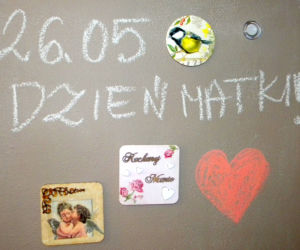 Magnesy a lodówkę - prezent na Dzień Matki!