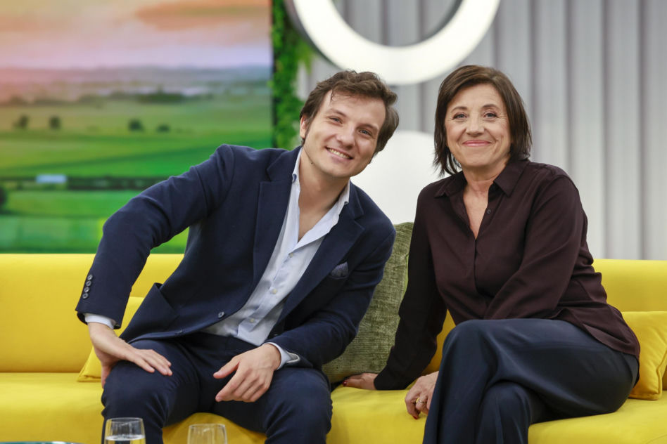 Syn Piotra Gąsowskiego i Hanny Śleszyńskiej w "Halo, tu Polsat"