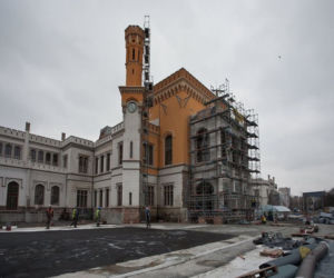 Dworzec Główny we Wrocławiu w budowie 