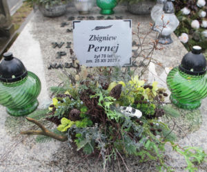 Grób męża Ewy Szykulskiej 