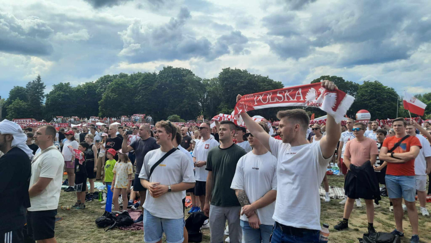Warszawska Strefa Kibica na Euro 2024 - mecz Polska-Holandia