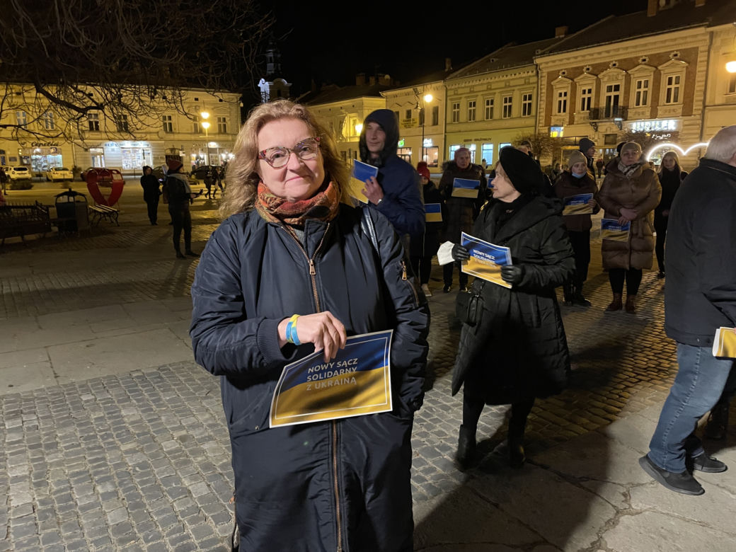Nowy Sącz solidarny z Ukrainą
