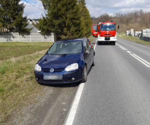 Groźny wypadek w Zborowicach. Lądował helikopter LPR