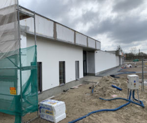 Budowa schroniska przy ul. Kobylepole w Poznaniu (kwiecień 2021)