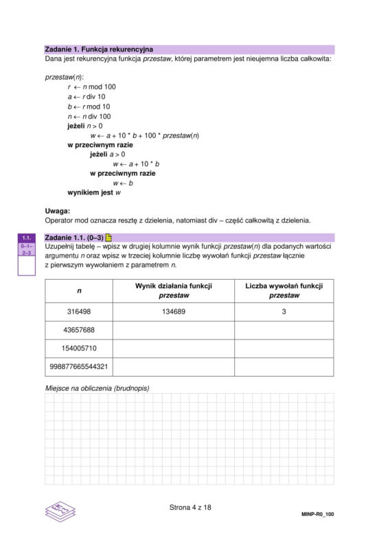 Matura 2025 informatyka rozszerzona - arkusz CKE 14.05.2025 - Formuła 2023