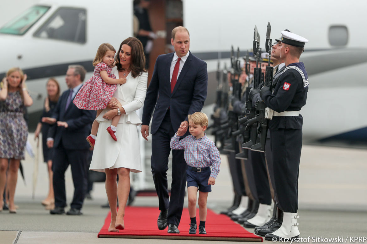 Kate i William w Warszawie