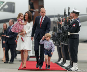 Kate i William w Warszawie