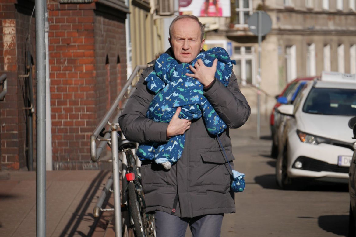 Pierwsza miłość. Seweryn (Mirosław Kropielnicki), syn Kazanowej 