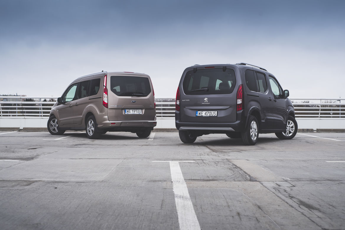 Peugeot Rifter Allure 1.5 D 130 KM MT6 vs. Ford Turneo Connect Titanium 1.5 D 120 KM AT8
