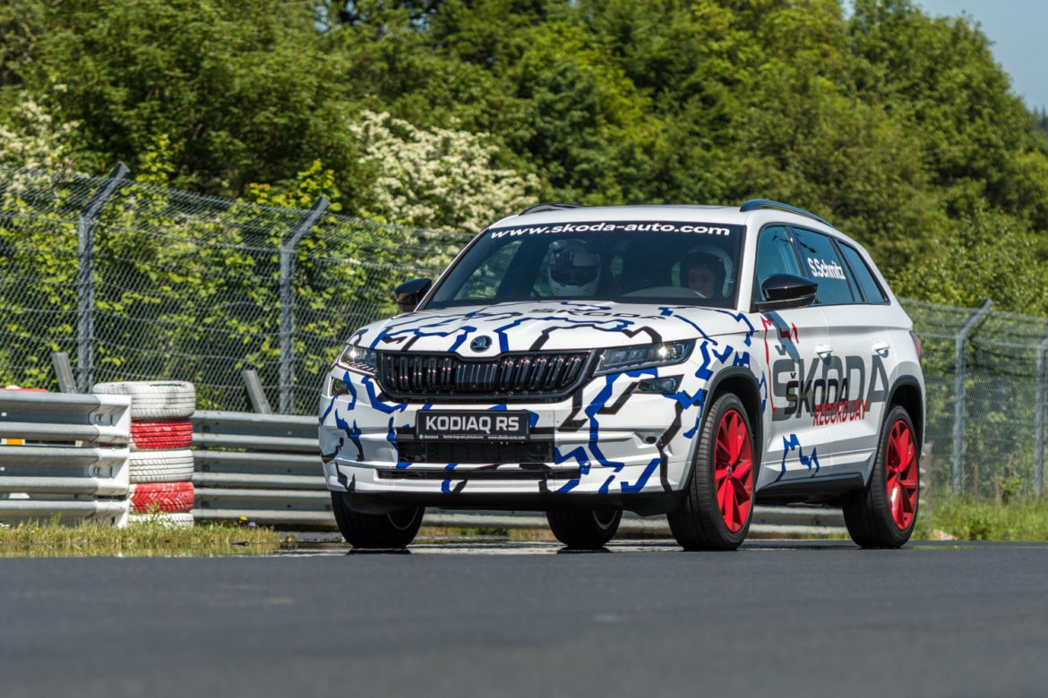 Skoda Kodiaq RS na Nurburgringu