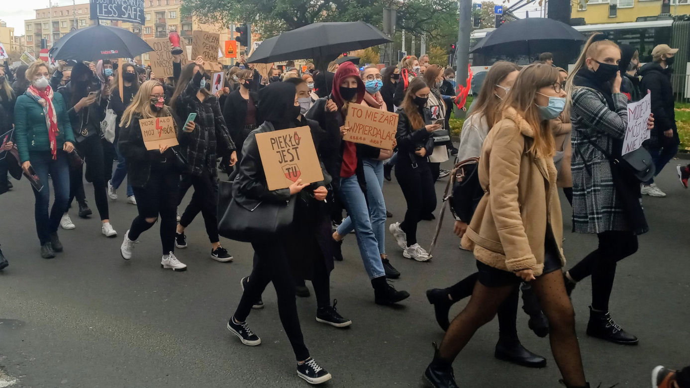 Protest kobiet w Szczecinie - 28.10.2020