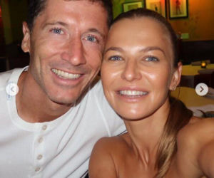 Robert Lewandowski i Anna Lewandowska